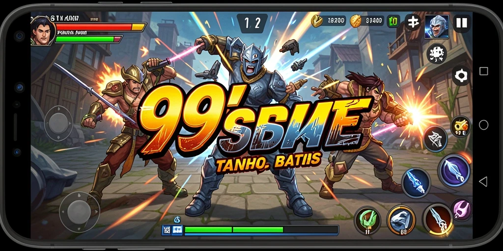 Tampilan pertarungan epik di 99SL dengan grafis menakjubkan.