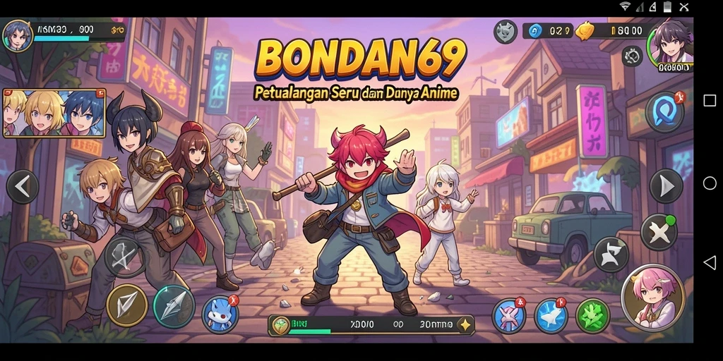 Tampilan gameplay yang menarik di dunia Anime BONDAN69.