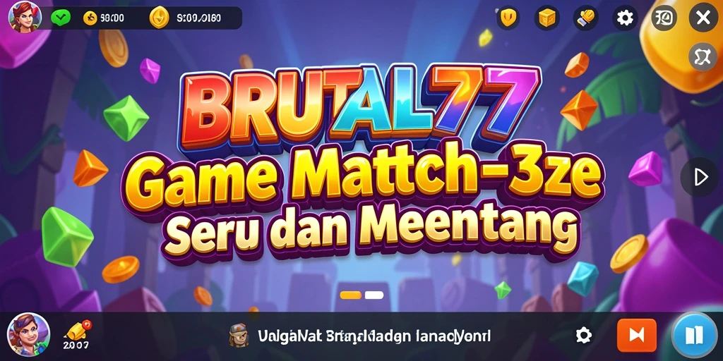 Tampilan gameplay seru dari BRUTAL77 yang memikat.