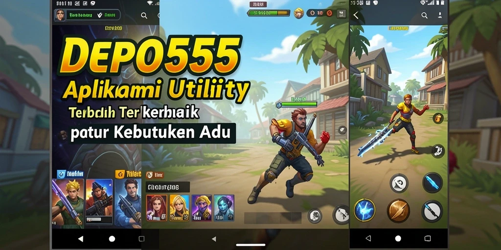 Tampilan antarmuka DEPO555 yang intuitif dan user-friendly.