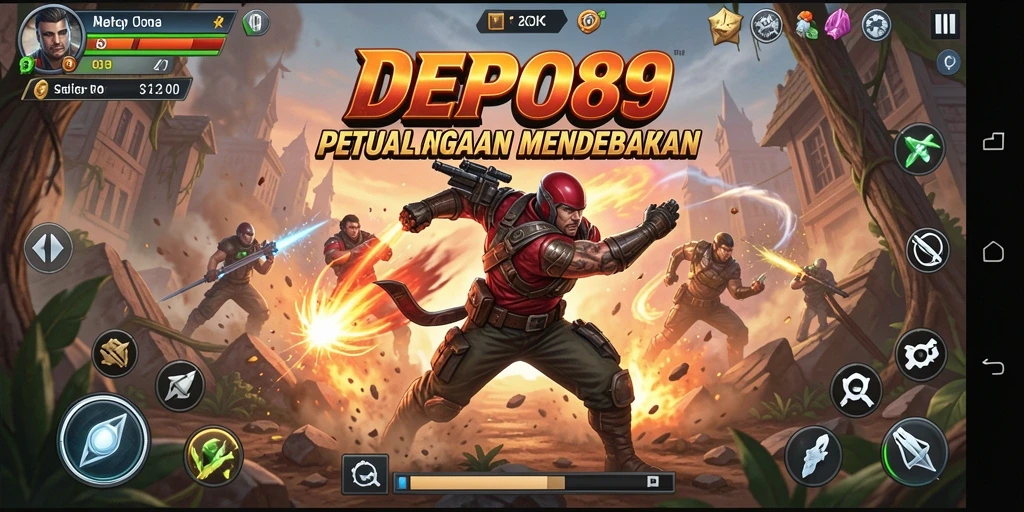 Screenshot DEPO89 menampilkan aksi mendebarkan dalam permainan Action.