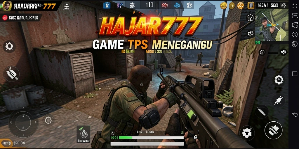Tampilan menegangkan dari gameplay HAJAR777 yang melibatkan misi seru.
