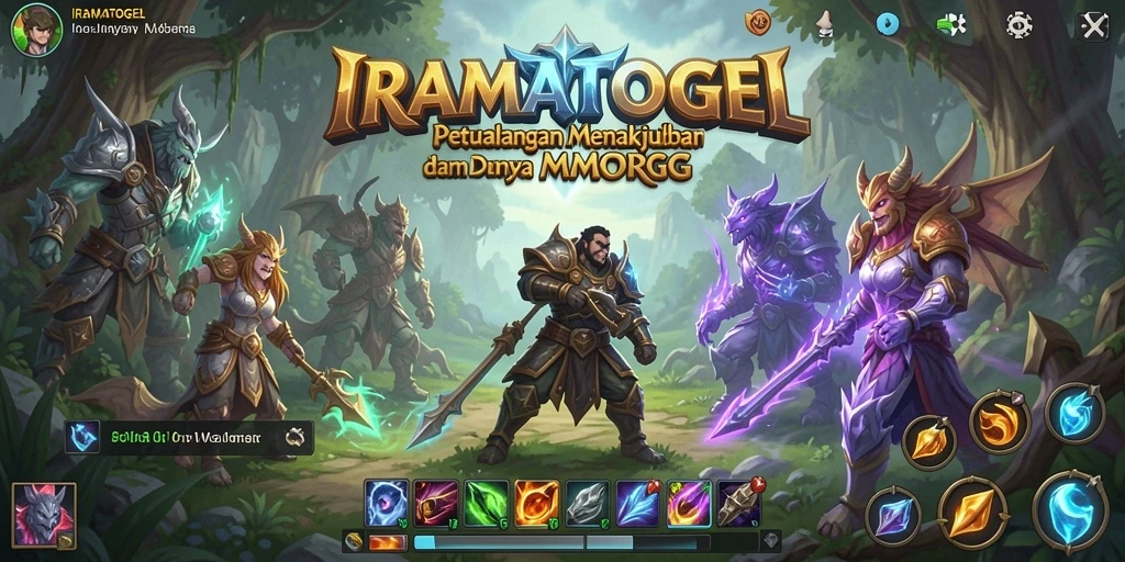 Tampilan gameplay menakjubkan dari IRAMATOGEL MMORPG.