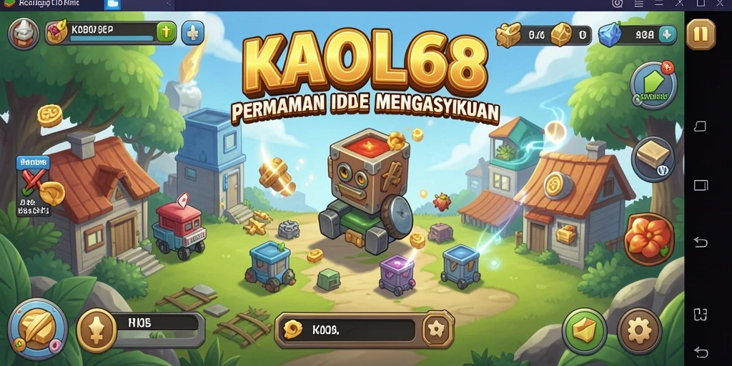 Tampilan gameplay KAOL68 menampilkan karakter yang sedang beraksi dalam mode Idle.