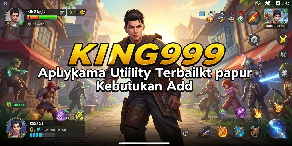 Tampilan utama KING999 yang menunjukkan berbagai fitur Utility yang bermanfaat.