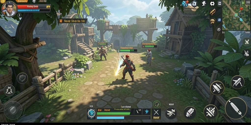 Tampilan gameplay <strong>KKRP</strong> yang mengesankan dan strategis