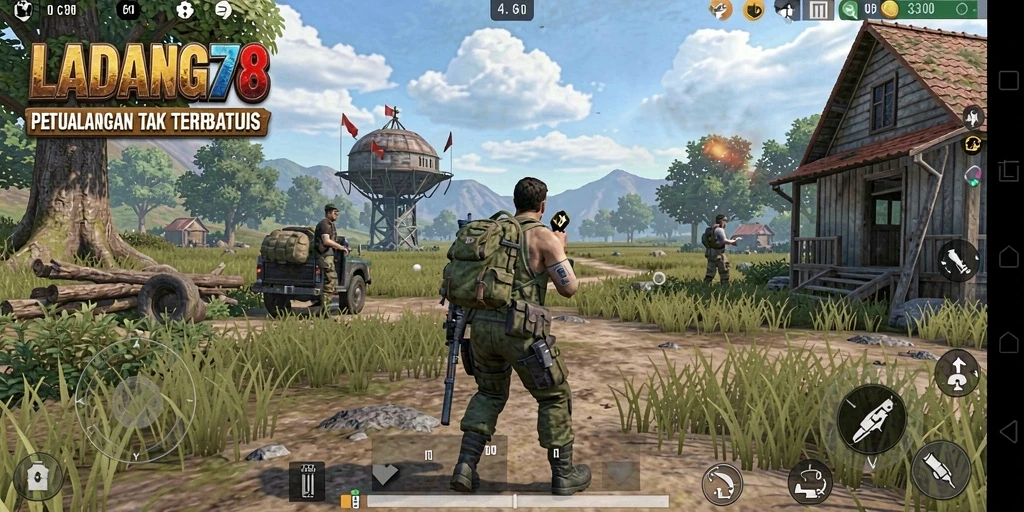 Gambar gameplay menampilkan petualangan seru di dunia terbuka.