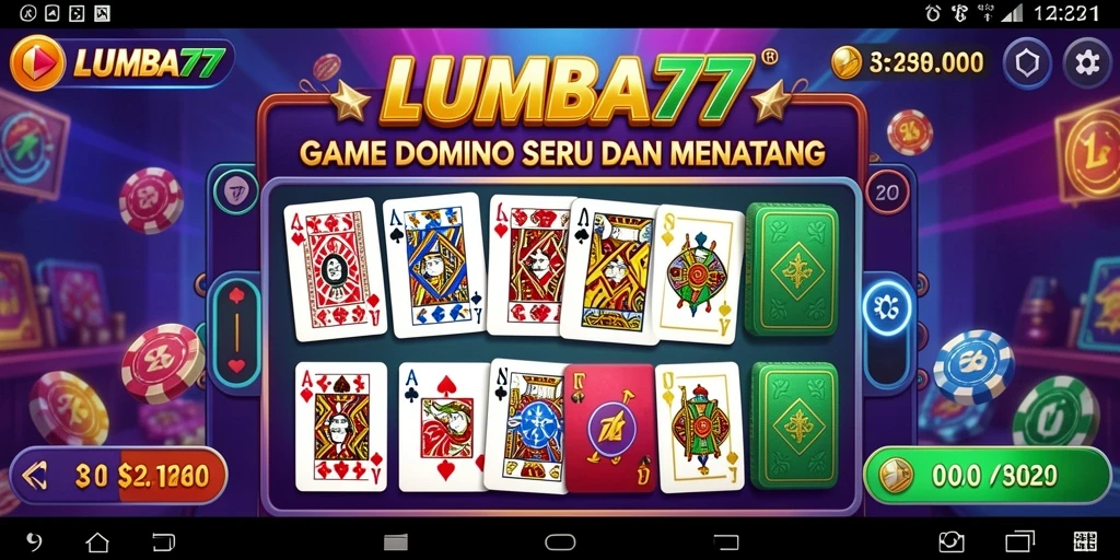 Menampilkan gameplay seru LUMBA77 dengan grafis menarik.