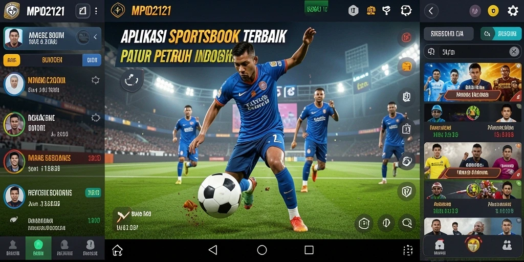 Tampilan gameplay MPO2121 saat melakukan taruhan olahraga secara langsung.