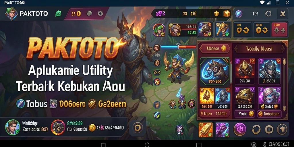 Screenshot utama PAKTOTO menampilkan tampilan antarmuka yang sederhana dan intuitif.