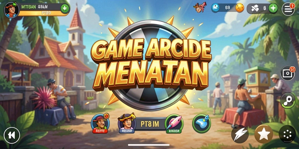 Tampilan gameplay PT89 yang penuh warna dan seru.