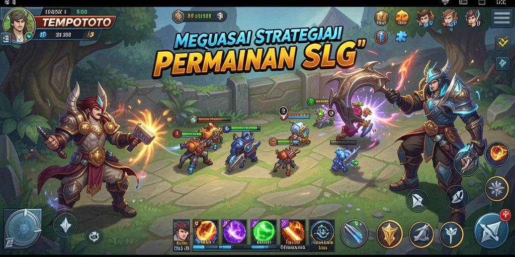 Tampilan gameplay TEMPOTOTO yang menantang dan strategis.