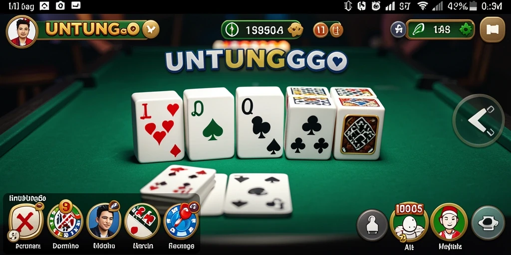 Tampilan gameplay seru dan menarik dari UNTUNGGO.